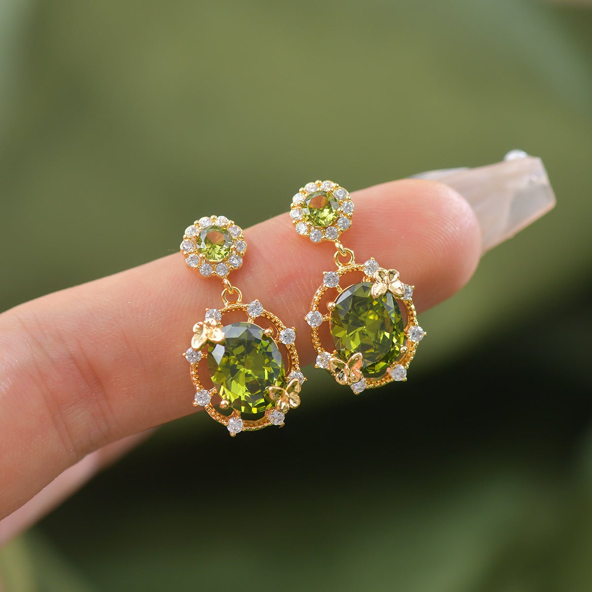 Butterfly Garden Drop Earrings
