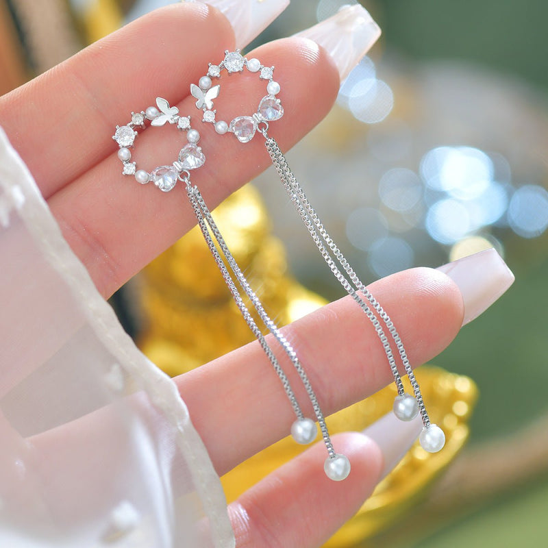 Butterfly Wreath Earrings