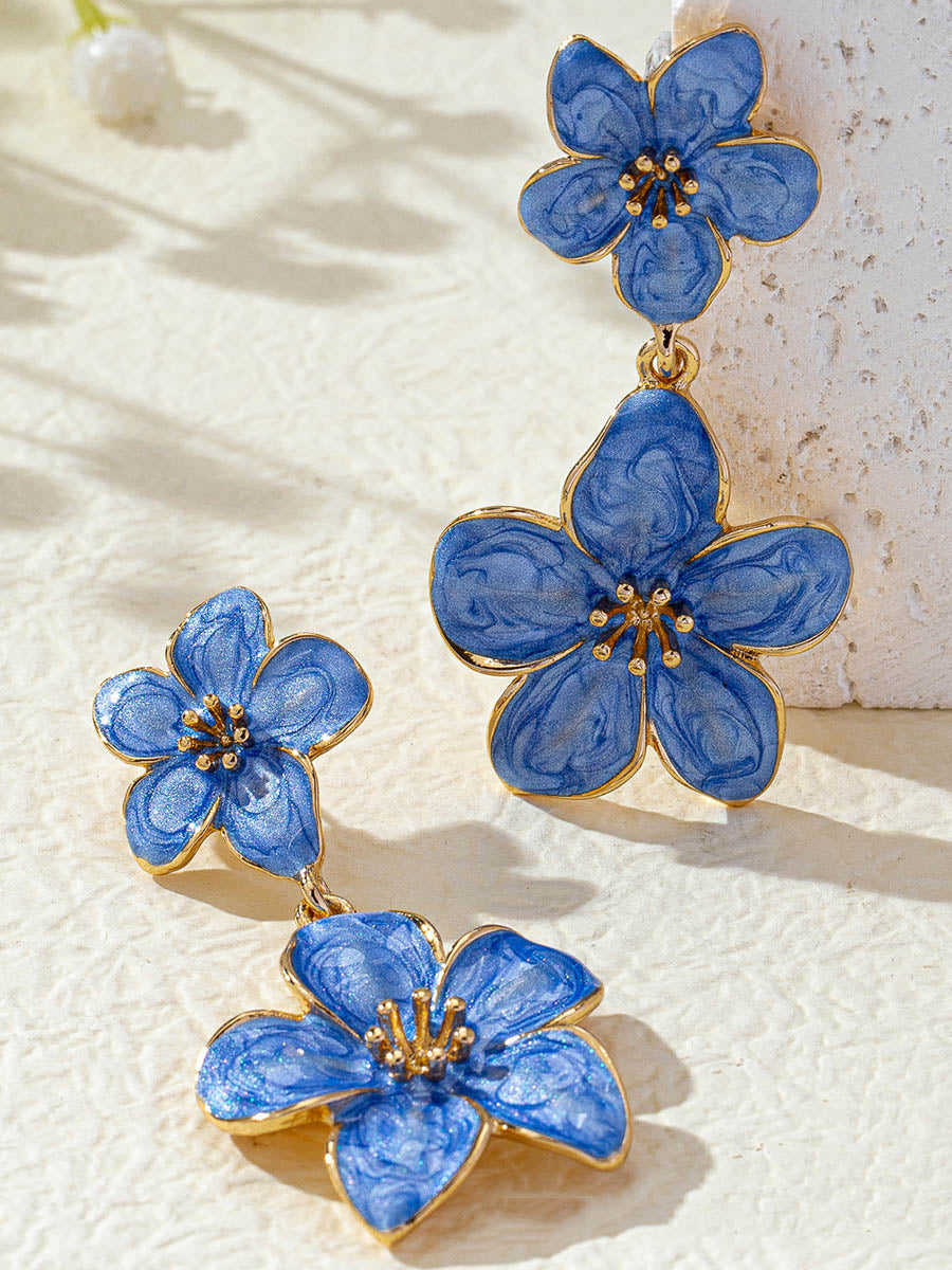 Flower Shape Earrings Accessories