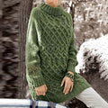 Women's Shamrock Embroidered Alain Sweater Dress artswardrobe
