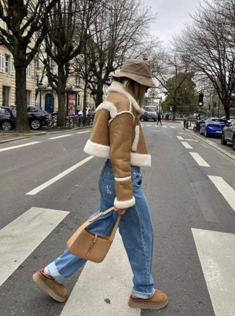 Classic Vintage Jacket with a Flattering Fit