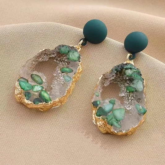 Nature Crystal Earrings