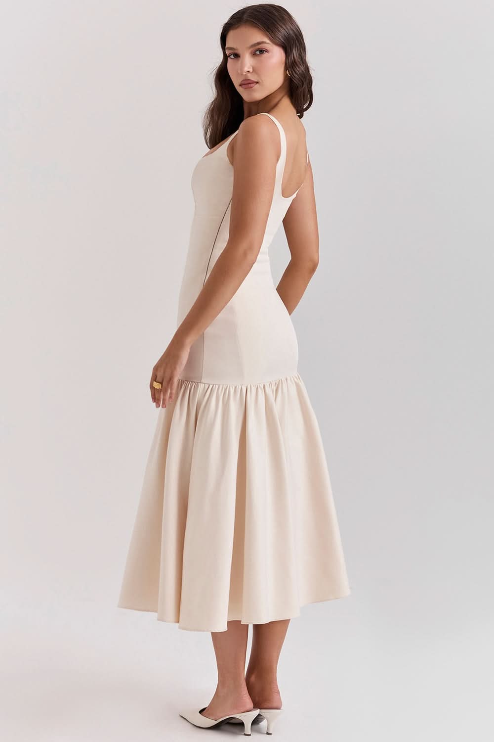 A Vintage Style Dress with Delicate Timeless Details