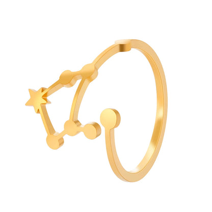 Zodiac Star Sign Rings