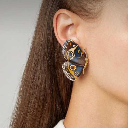 Butterfly Handpainted Earrings