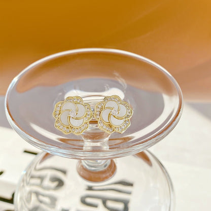 Camellia Stud Earrings
