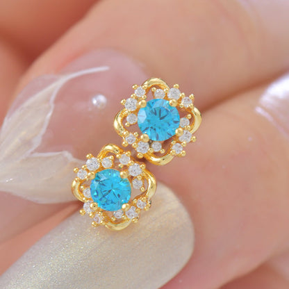 Capri Oceanlight Stud Earrings