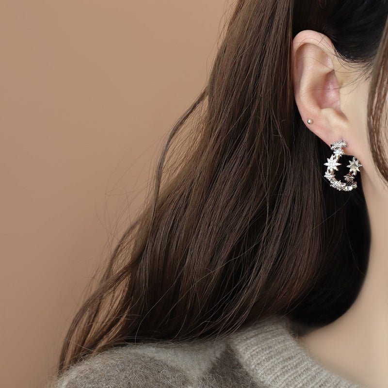 Celestial Hoop Earrings