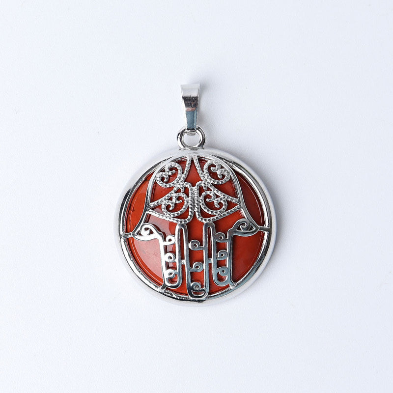 Chakra Hand Wrapped Spiritual Crystal Pendant 1.2 Inch