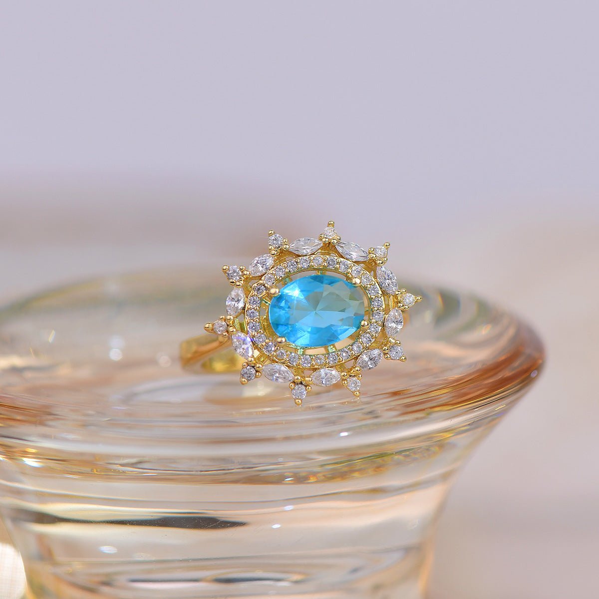 Marilyn Blue Gemstone Ring