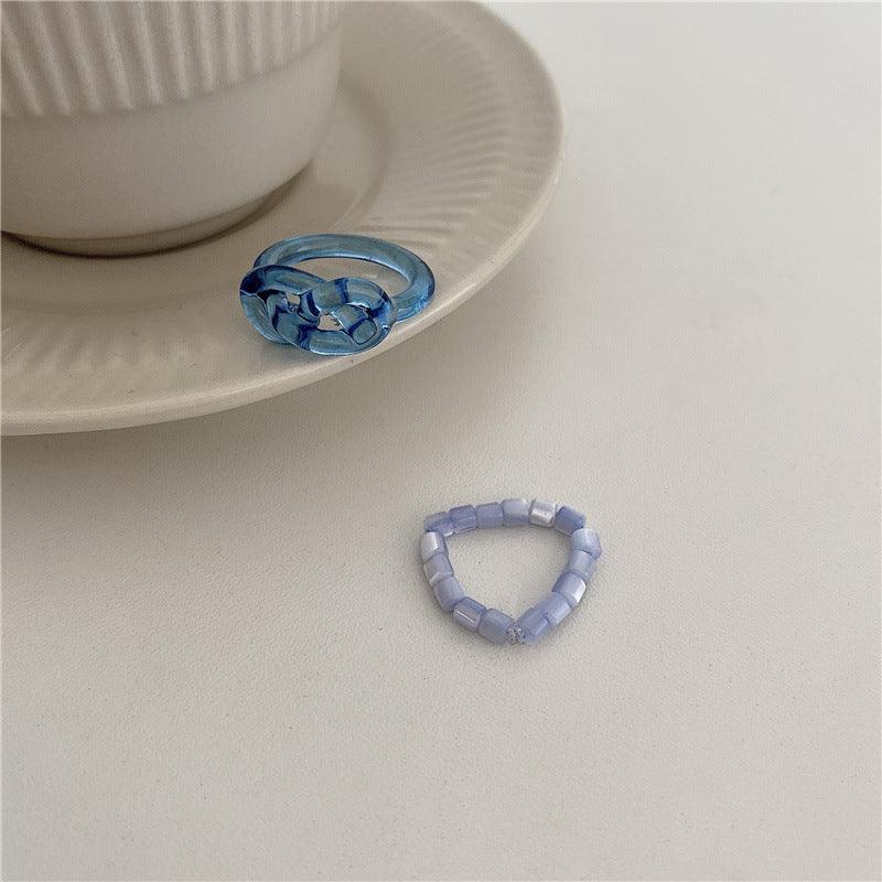 [] Hard Candy Ring Set (3 Colors)