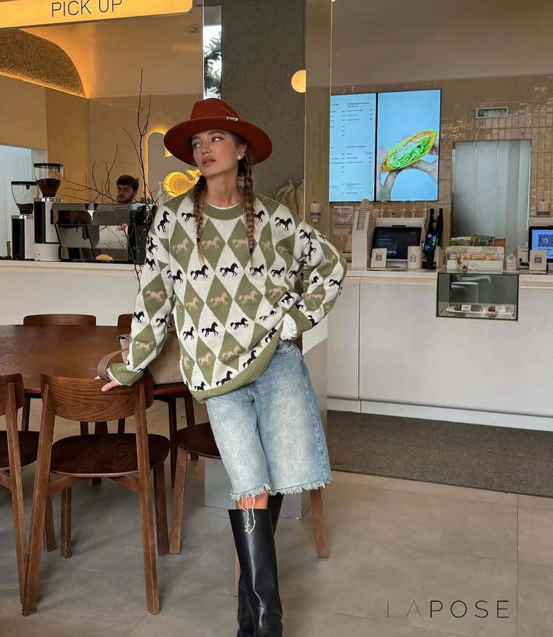Gracefully Styled Sweater for Any Occasion