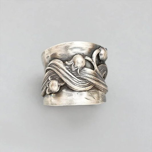 Rose Silver Ring