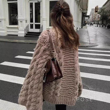 A Vintage Style Sweater with Delicate Timeless Details