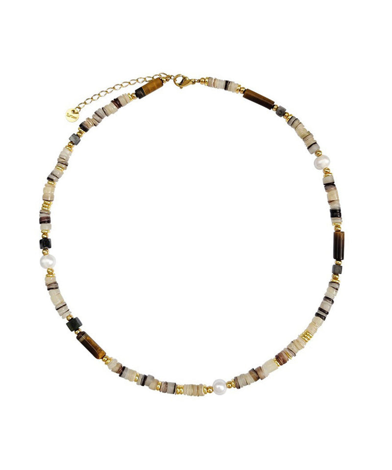 Original Design Pearl Natural Stone Bead Necklace