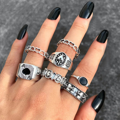 Dark Skull Blossom Seraphim Butterfly Band
