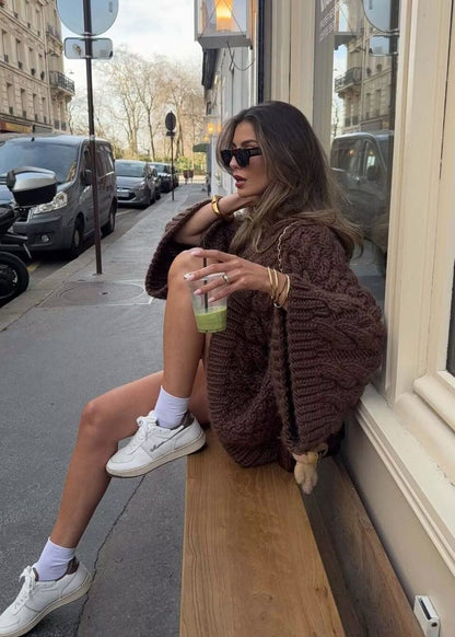 A Vintage Style Sweater with Delicate Timeless Details