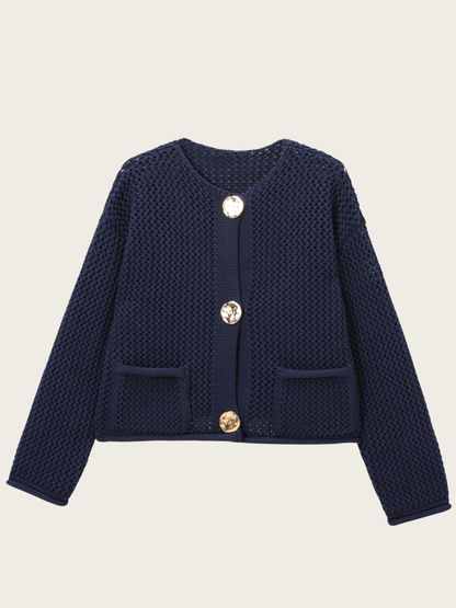 A Vintage Style Cardigan with Delicate Timeless Details