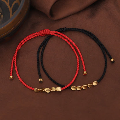 Buddha Stones Fengshui Lucky Red String Bracelet
