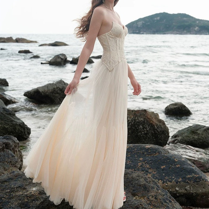 A Vintage Style Dress with Delicate Timeless Details