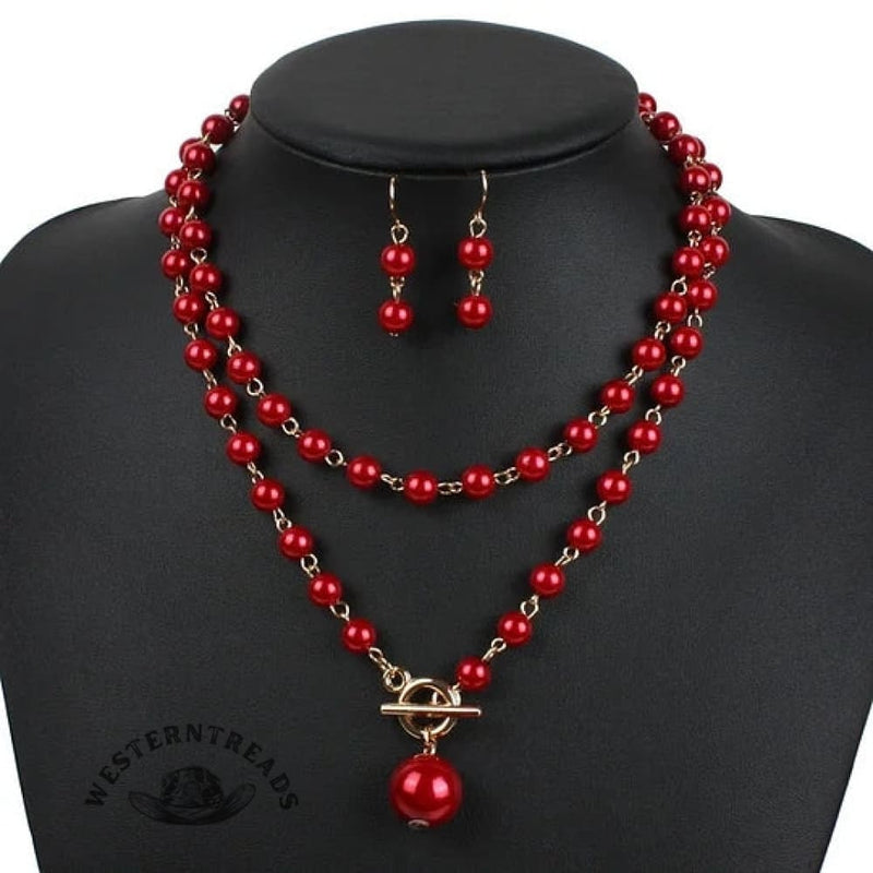 Vintage Handmade Pearl Set