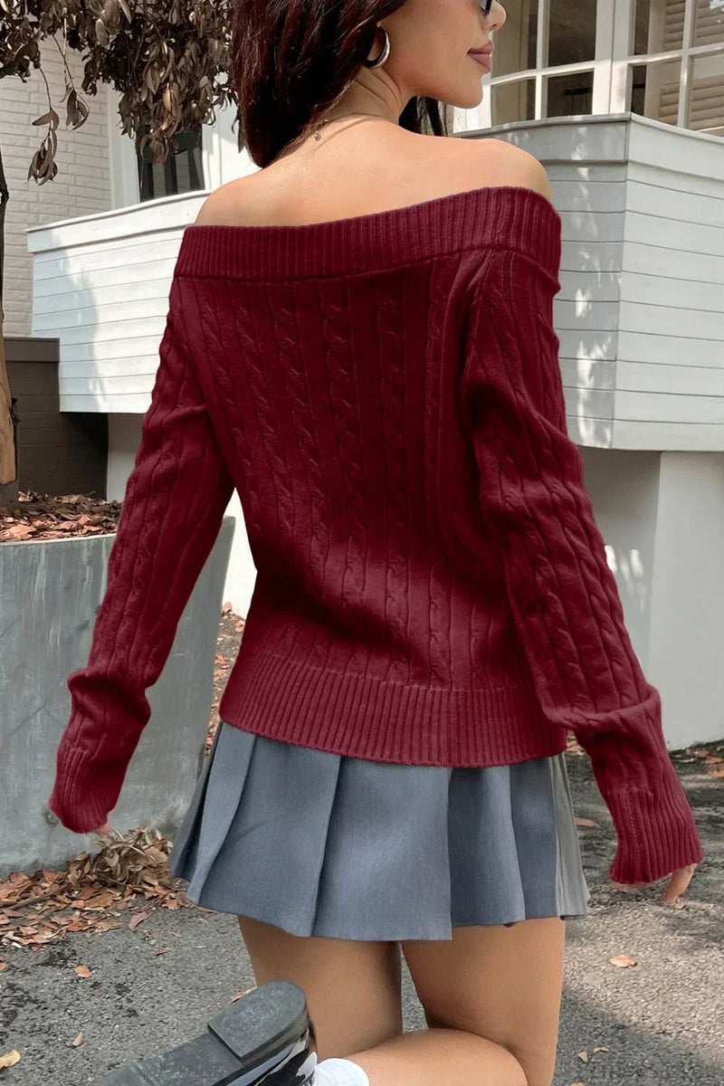 Gracefully Designed Sweater