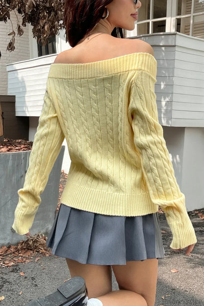 Gracefully Designed Sweater