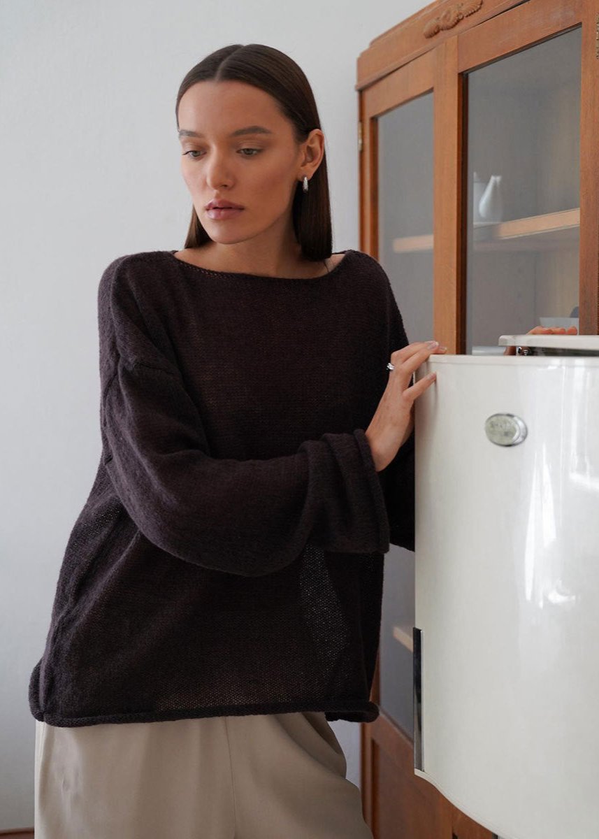 A Vintage Style Sweater with Delicate Timeless Details