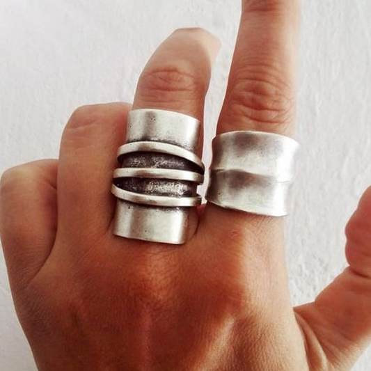 Silver Ring Set