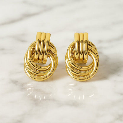 "adelle" Revolve Geometric 18k Earrings