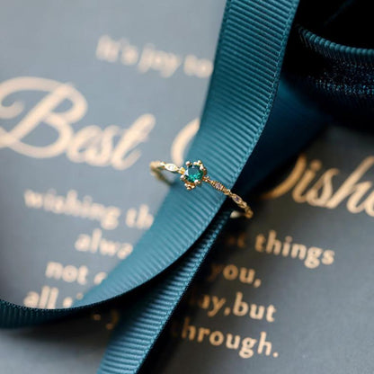 Diana Emerald Ring