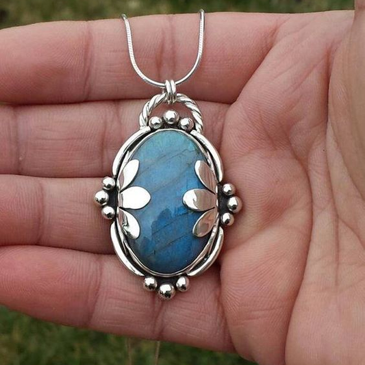 Blue Stone Necklace