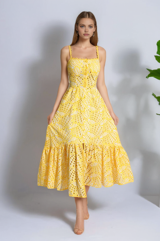 A Vintage Style Dress with Delicate Timeless Details