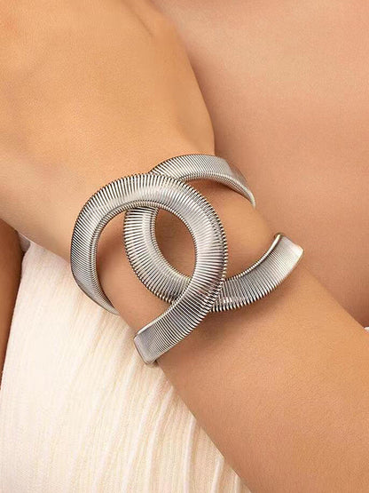 Adjustable Chains Hollow Round Cut Bracelet Accessories