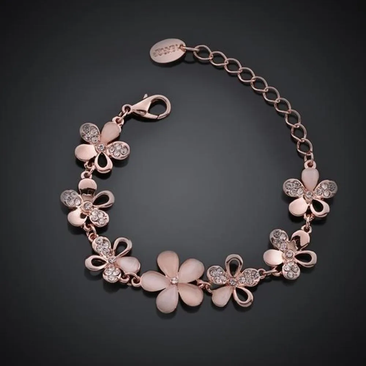 Rose Flower Bracelet