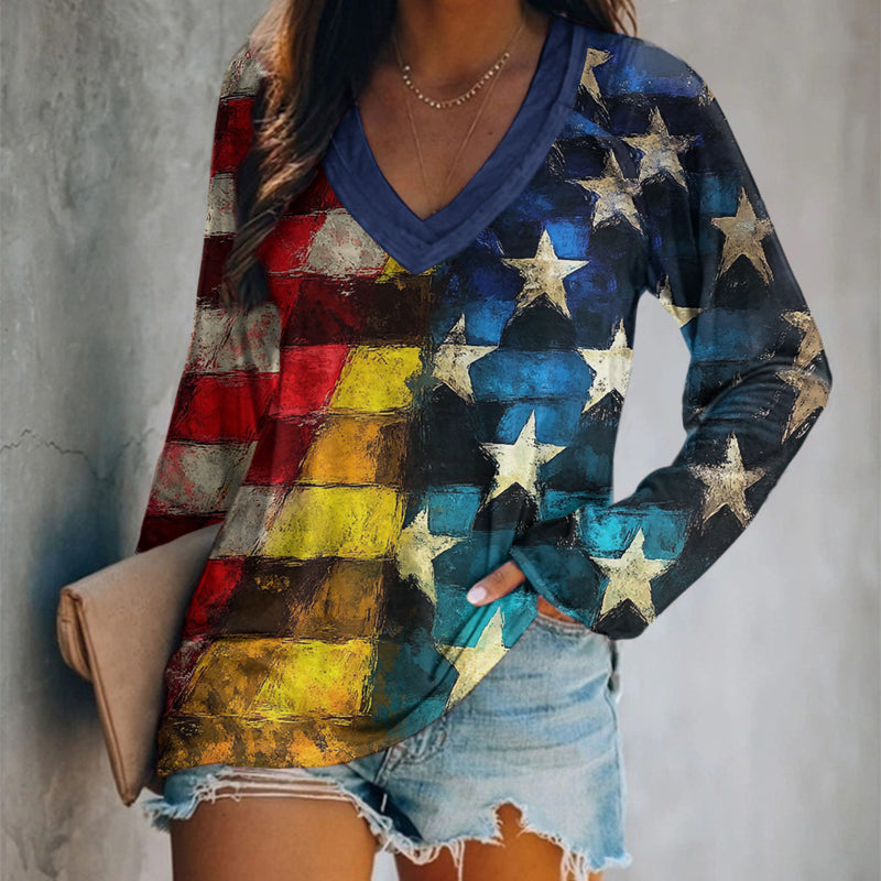 Blue red