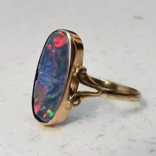 Colorful Opal Ring