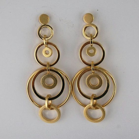 Golden Hoops Earrings