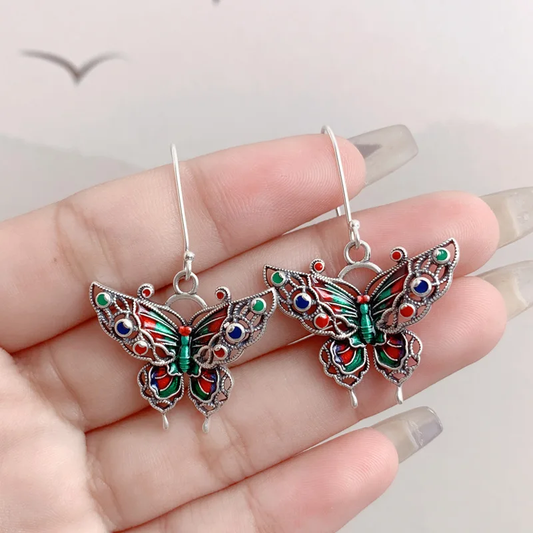 Colorful Butterfly Earrings