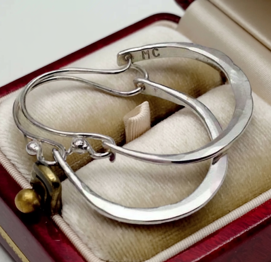 Silver Hoop Earrings