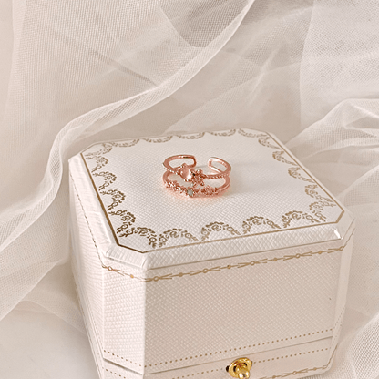 [] Miranda Pink Gem Ring