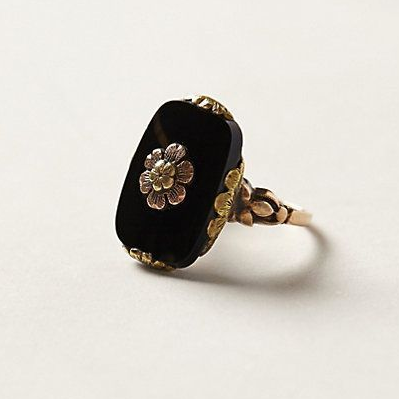 Black Stone Ring