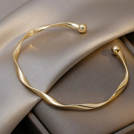 Golden Open Bracelet