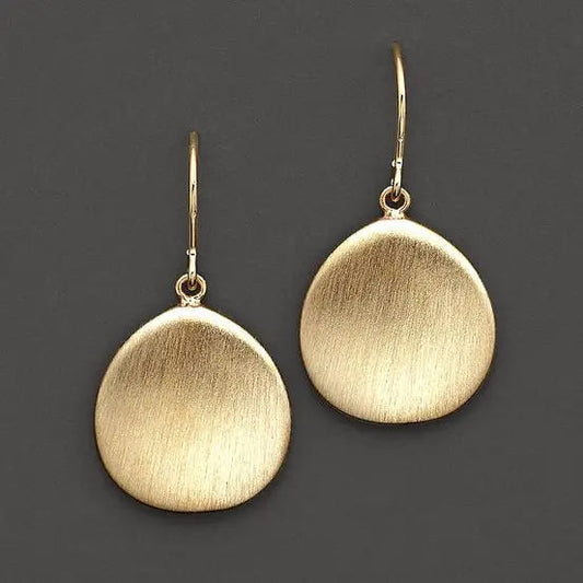 Golden Plate Earrings