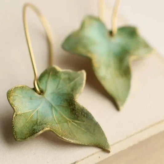 Realistic Leaf Earrings