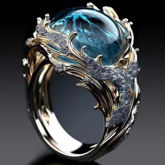 Ocean Crystal Ring
