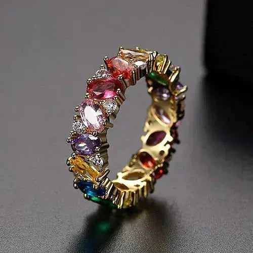 Multicolor Zirconia Ring
