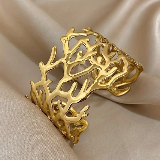 Golden Hollow Bracelet
