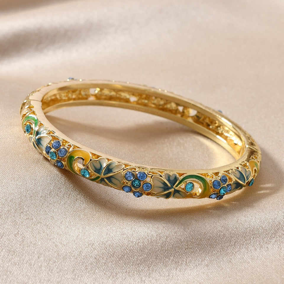 Vivian Enamel Bangle
