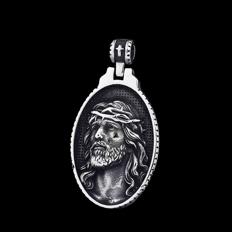 Jesus Portrait X Sacred Heart Pendant